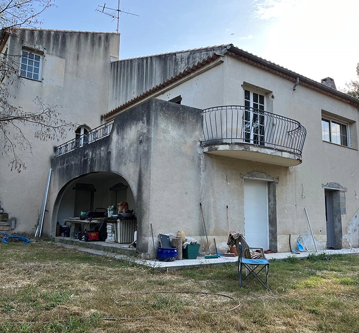 Travaux de rénovation de façade à Uzès